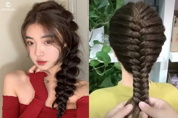Hướng dẫn chi tiết cách tết tóc đuôi cá đẹp và ấn tượng cho bạn gái
