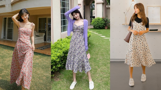 Váy hoa nhí dịu dàng là lựa chọn hoàn hảo cho những buổi hẹn hò lãng mạn